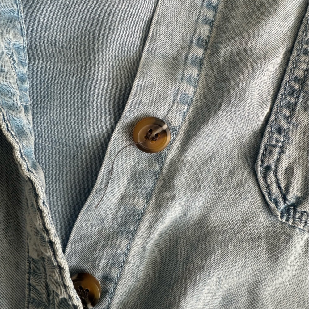 Denim style button down - Picture 3 of 6